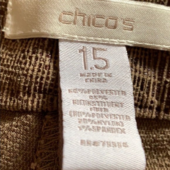 Chico’s animal print pant - Picture 7 of 8